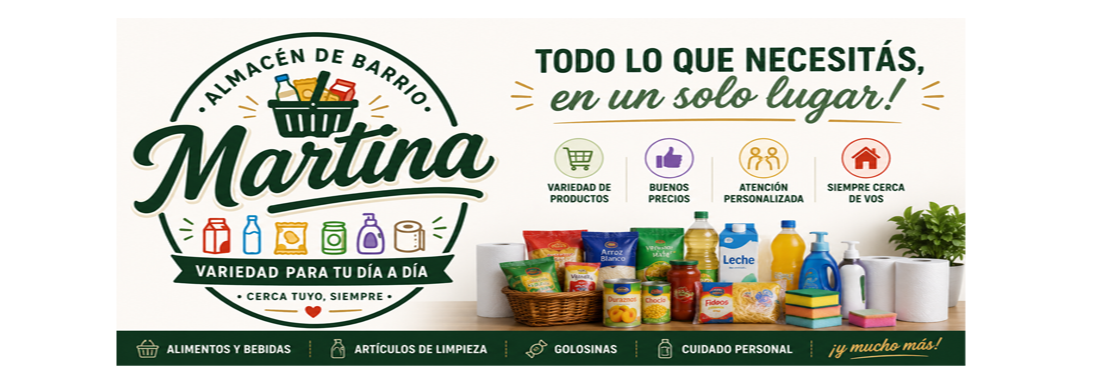 Banner de ALMACÉN MARTINA